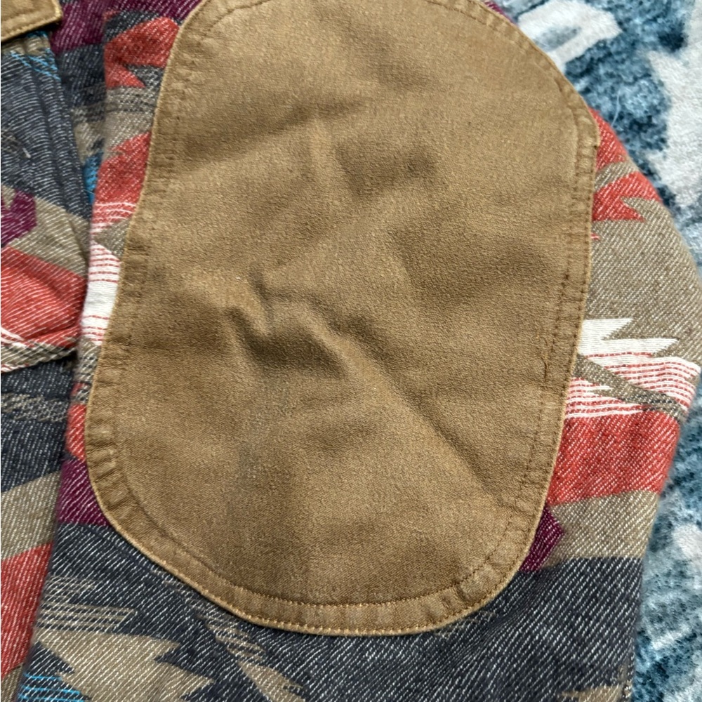 Tribal Pattern Button-Up Shirt/Jacket Legendary W… - image 4